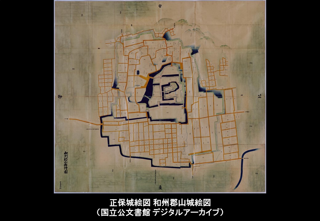 NEW特価絵図 （城郭図） 奈良県 大和國 郡山城 古地図